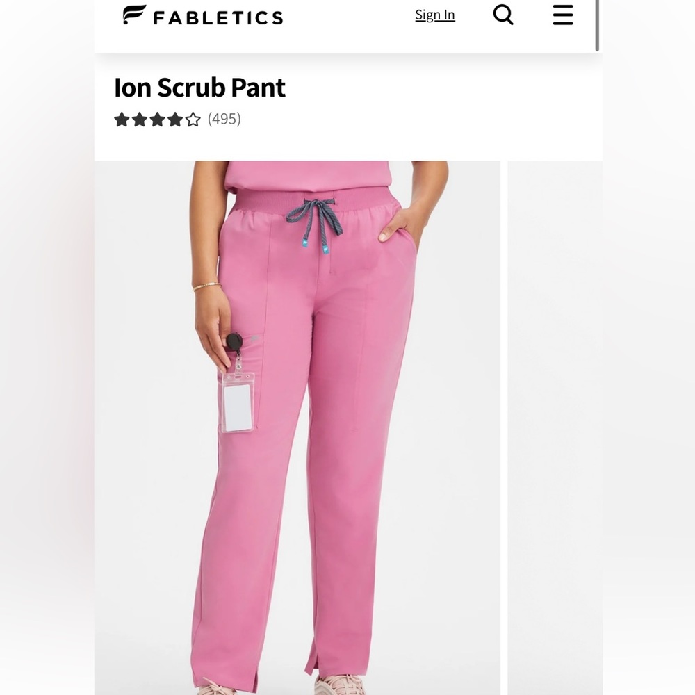 Fabletics Scrubs Womens Large